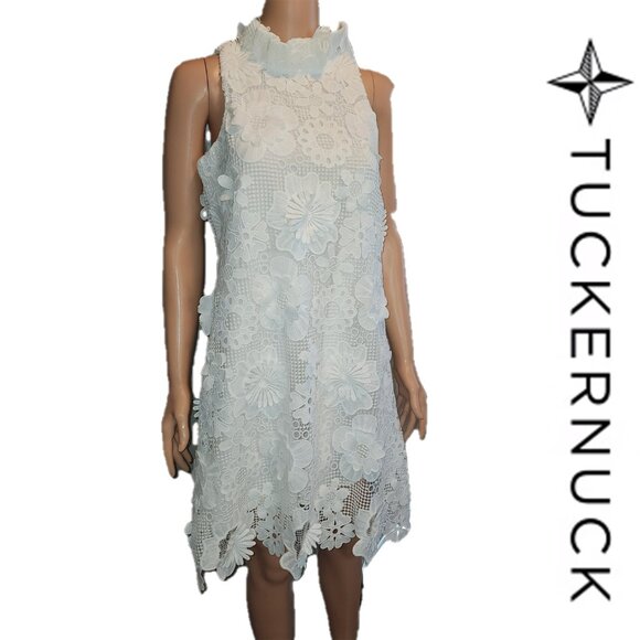 Tuckernuck Dresses & Skirts - Tuckernuck Blanc Guipure Lace Blythe Dress NWT XS